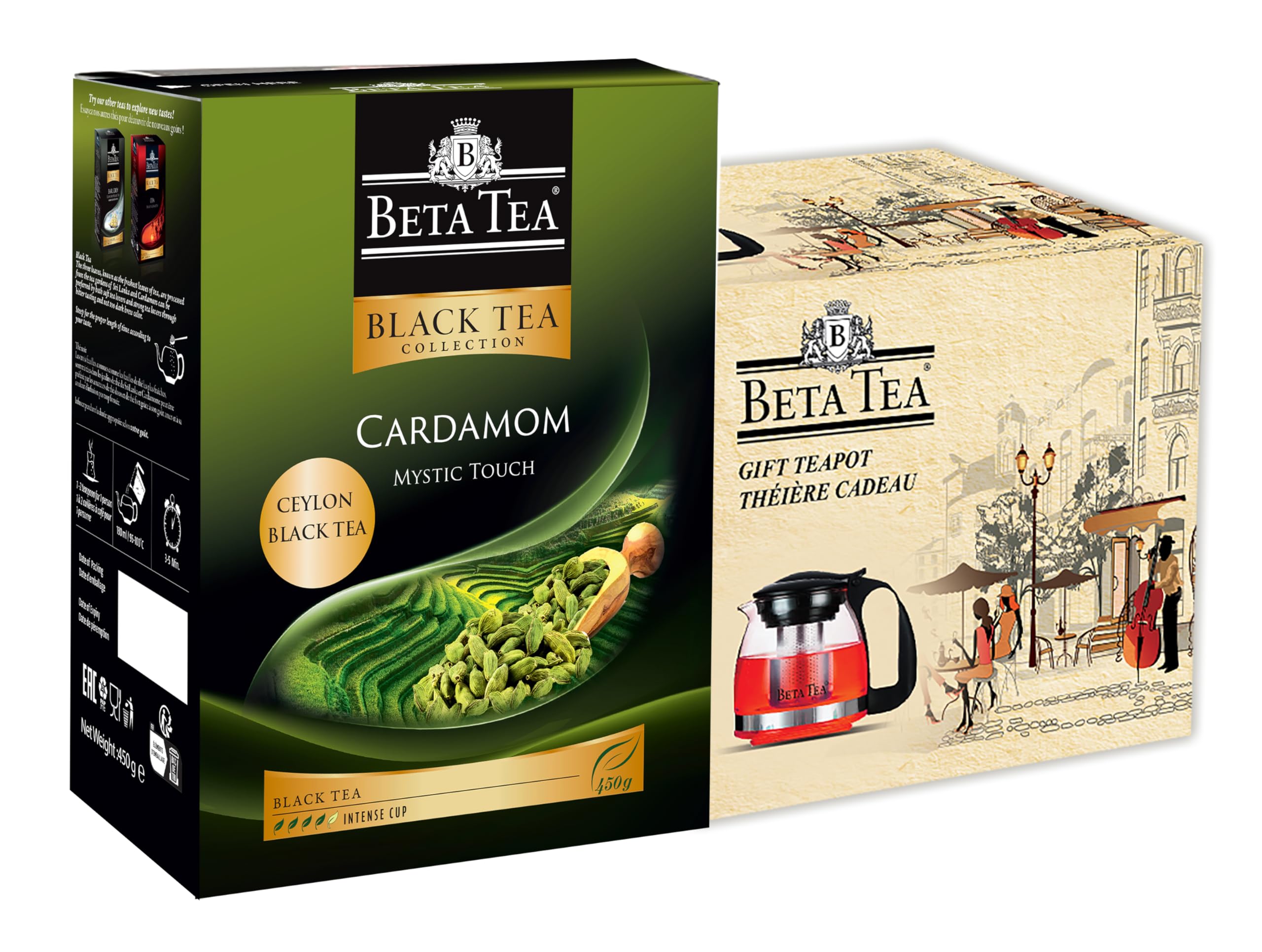 Cardamom Black Tea – Loose Leaf Ceylon Tea  450g package by Beta Tea