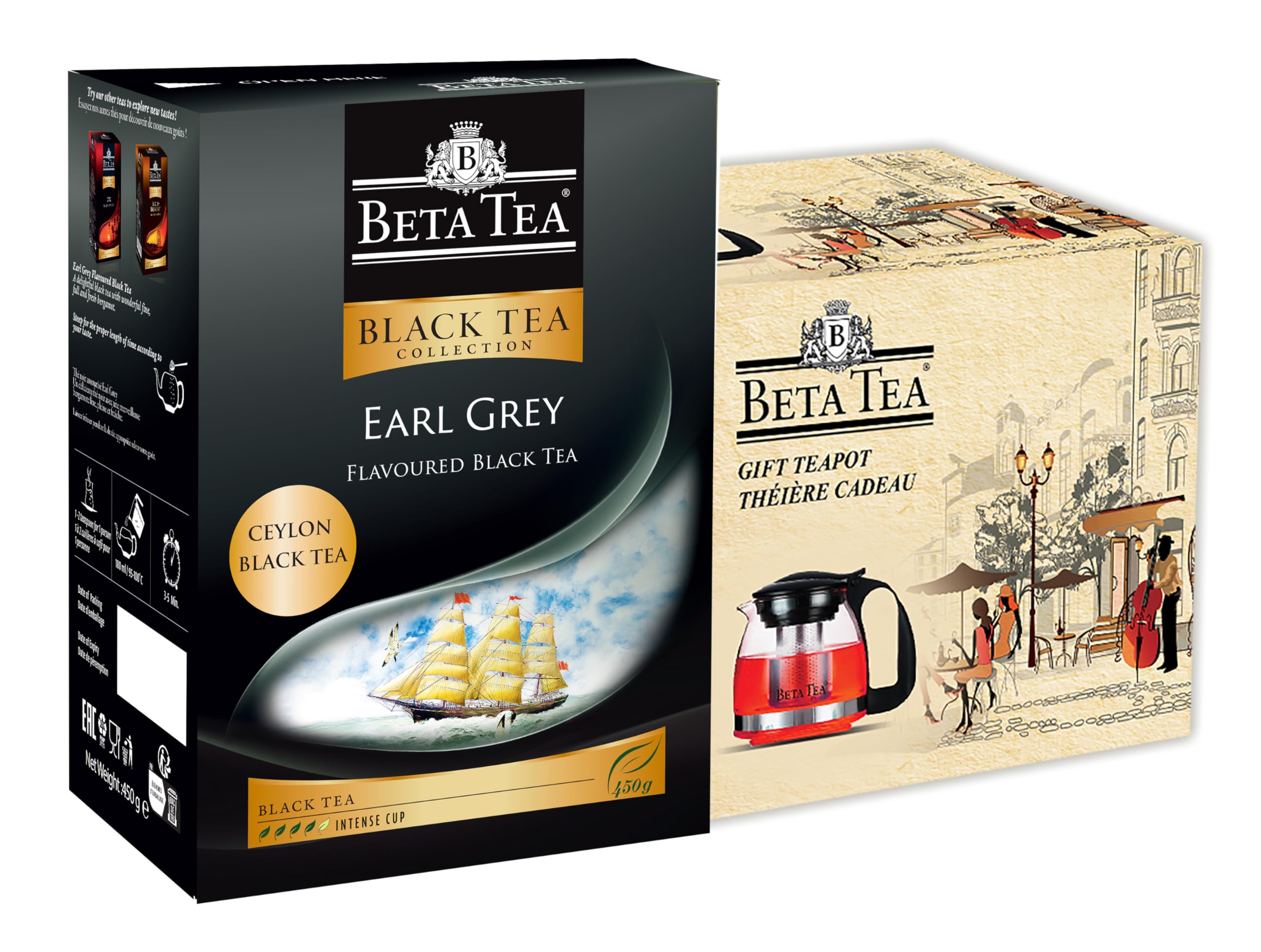 Ceylon Earl Grey Loose Leaf Tea 450g package by Beta Tea